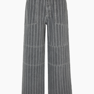 Krauer Jeans - Grey Stripe Denim - Mads Nørgaard - Grå XS