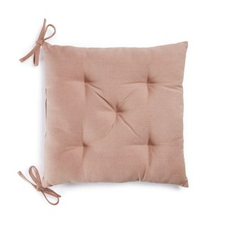 LAFORMA Suyai sædehynde, kvadratisk - lyserød bomuld (45x45)