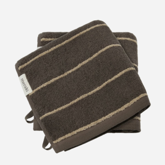 Meraki - Håndklæde, Stripe, Army 50 X 100
