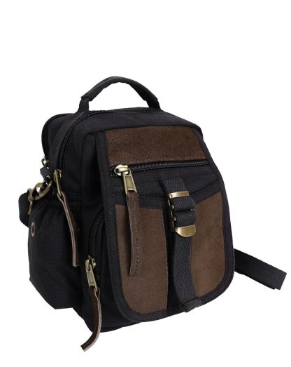 Rothco Canvas & Leather Travel Shoulder Bag (Sort, One Size)