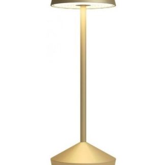 SOPHIE Trådløs udendørs bordlampe i aluminium H29,5 cm 1 x 2,2W SMD LED - Mat guld