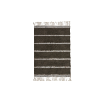 Tæppe, Chen, Mørkebrun - 90x60