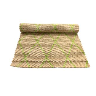 Tæppe i 100% ren Nepal uld - grå - 170 x 110 cm