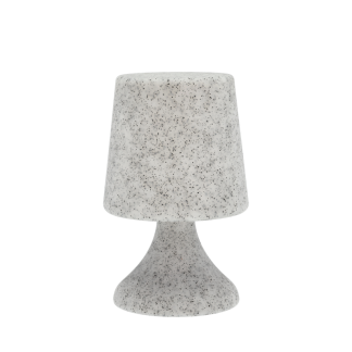 VILLA COLLECTION Midnat LED genopladelig lounge bordlampe - transparent/hvid polyethylen (H:25,5)