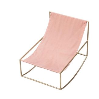 Valerie Objects Rocking Chair Messing/Pink
