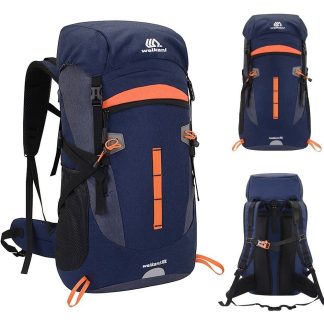 Weikani Ultralight vandtæt Backpack / Rygsæk 50L - Blå