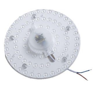 16W LED indsats med linser, flicker free - Ø17 cm, erstat G24, cirkelrør og kompaktrør - Dæmpbar : Ikke dæmpbar, Kulør : Neutral