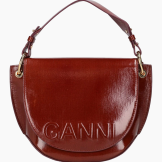 Banner Saddle Bag A5147 - Caramel Café - GANNI - Brun One Size