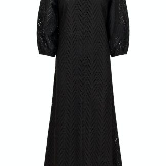 Neo Noir - Kjole - Halfina Wave Dress - Black