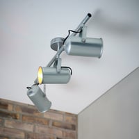 Porter 3-spot spotlampe til loft, E27, industri gr? - Nordlux