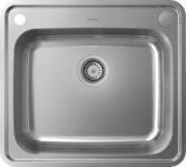 hansgrohe køkkenvask S41 S412-F500 med universalkant 500/400 rustfrit stål-optik