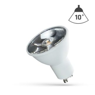 6W LED spot, 10Â° - Ekstra fokuseret, 230V, GU10 - Dæmpbar : Ikke dæmpbar, Kulør : Kold