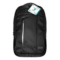Backpack, for laptops up to 15.6", polyester, black