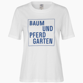 Jawo T-Shirt - Bright White Marine Logo - Baum und Pferdgarten - Hvid XS