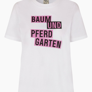 Jawo T-Shirt - Pink Cyclamen Baum - Baum und Pferdgarten - Hvid S