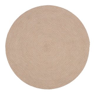 LAFORMA Rodhe gulvtæppe, rund - beige 100% PET (Ø150)