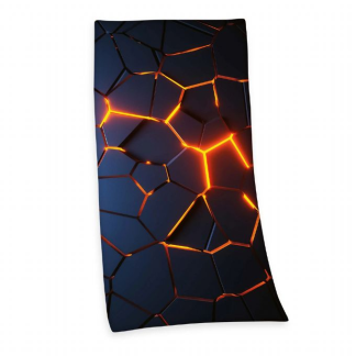 Lava 3D Håndklæde 75x150cm
