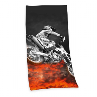 Motocross Håndklæde 75x150 cm
