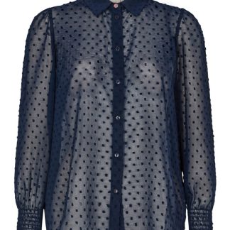 Nümph - Skjorte - Nuelinora Shirt - Dark Sapphire