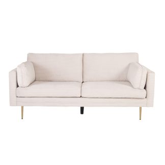 VENTURE DESIGN Boom 3 pers. sofa - beige polyester og metal