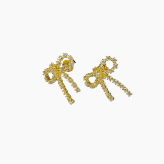 Arco Mini Crystal Studs - Goldplated - Pico - Guld One Size