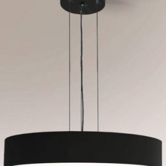 Bungo Loftlampe i aluminium og plexiglas Ø100 cm 12 x E27 - Sort/Hvid