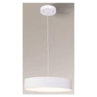 Bungo Loftlampe i aluminium og plexiglas Ø40 cm 3 x E27 - Hvid