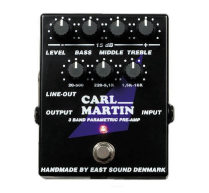 Carl Martin 3Â BandÂ ParametricÂ Â Pre-Amp guitar-effekt-pedal