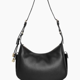 Ganni Large Swing Shoulder Bag A5677 - Black - GANNI - Sort One Size