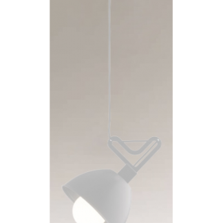 Gobo Loftlampe i aluminium H180 cm 1 x E27 - Hvid