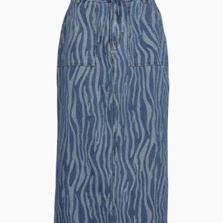 Guna Midi Skirt - Medium Blue - Moves - Blå XS