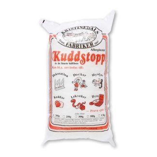 Kuddstopp Fyldevat/Bamsefyld/Dukkefyld/Pudefyld/Vat 300 gram