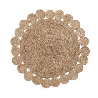 LAFORMA Cosmo gulvtæppe - natur jute, rund (Ø150)