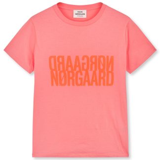 Mads Nørgaard - T-shirt - Single Organic Trenda P Tee - Shell Pink