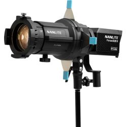 Nanlite Forza 60B II LED Bi-color Spot Light with 19Â°&36Â° Projection Attachment - Video studio