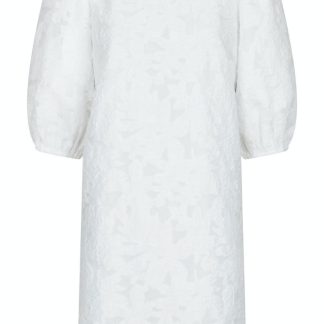 Neo Noir - Kjole - Limba Brocade Dress - White