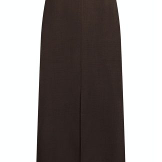 Neo Noir - Nederdel - Vinti Melange Skirt - Mocca Melange