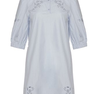 Noella - Kjole - Lucille Dress Cotton - Lightblue (OBS! Fjernlagervare - +2-3 hverdages ekstra levering)