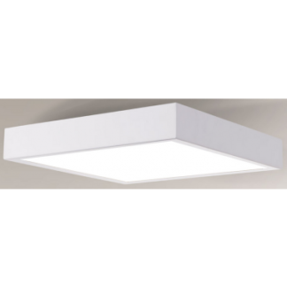 Nomi Plafond i aluminium og plexiglas 42 x 42 cm 32 x 0,72W LED - Hvid/Hvid