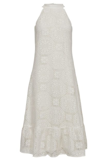 Nümph - Kjole - Nuelsie Dress - Bright White (Levering i april)