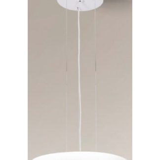 Nungo Loftlampe i aluminium og plexiglas Ø45 cm 16 x 0,72W LED - Mat hvid