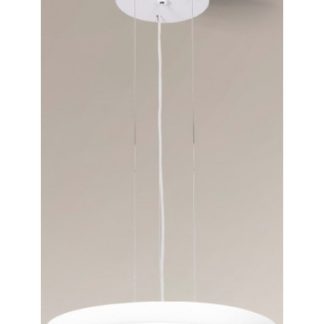 Nungo Loftlampe i aluminium og plexiglas Ø65 cm 34 x 0,72W LED - Mat hvid