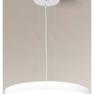 Nungo Loftlampe i aluminium og plexiglas Ø80 cm 55 x 0,72W LED - Mat hvid