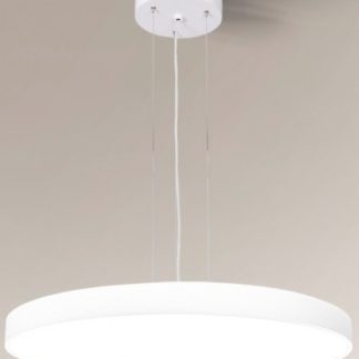 Nungo Loftlampe i aluminium og plexiglas Ø95 cm 77 x 0,72W LED - Mat hvid
