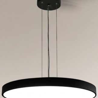 Nungo Loftlampe i aluminium og plexiglas Ø95 cm 77 x 0,72W LED - Mat sort