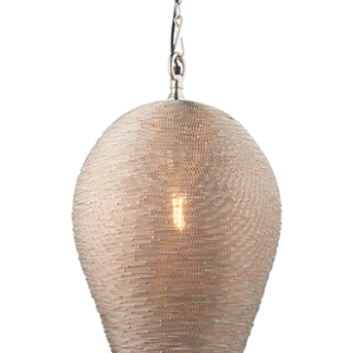 Paresh Loftlampe i metal mesh Ø37 cm 1 x E27 - Nikkel