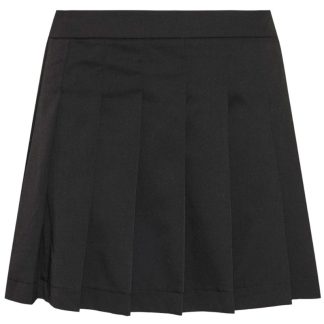 Pieces - Nederdel - PC Gala Mw Mini Plisse Skirt D2D - Jit Black