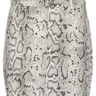 Pieces - Nederdel - Pc Jessica Mw Short Skirt D2D - Jit Bright White