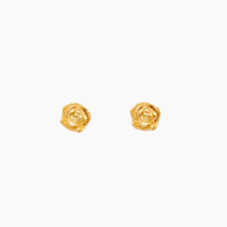 Rose Studs - Goldplated - Pico - Guld One Size