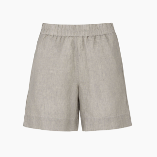 Shorts Long Linen - Grey - Aiayu - Grå XS